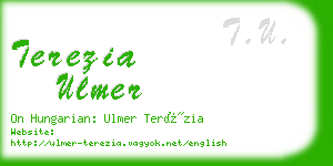 terezia ulmer business card